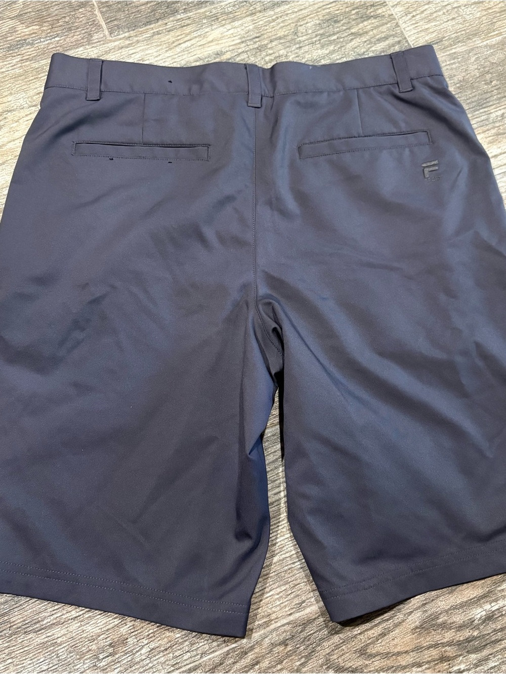 Fila Sport Golf Shorts Men's Sz 32 Blue Gray Flat Front Quick Dry Athletic - Picture 3 of 7